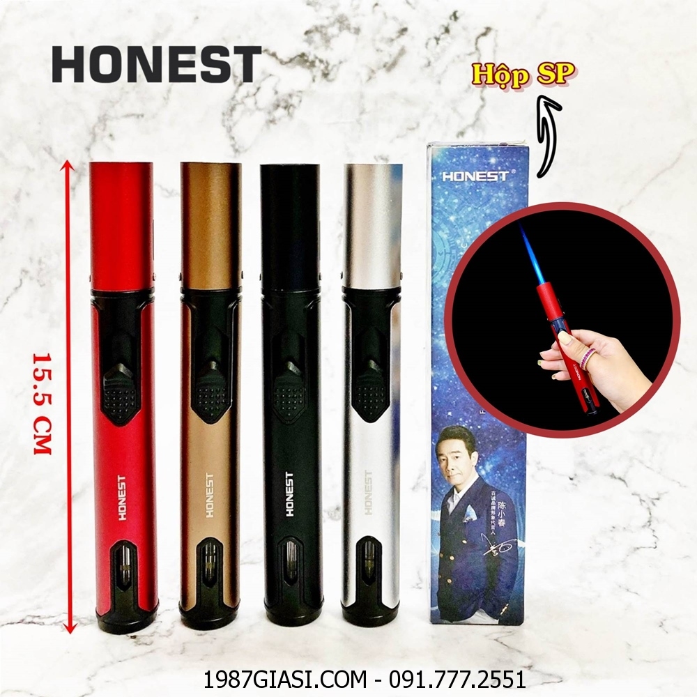 BẬT LỬA KHÈ HONEST 753 (KIM LOẠI) - (XÀI GAS)