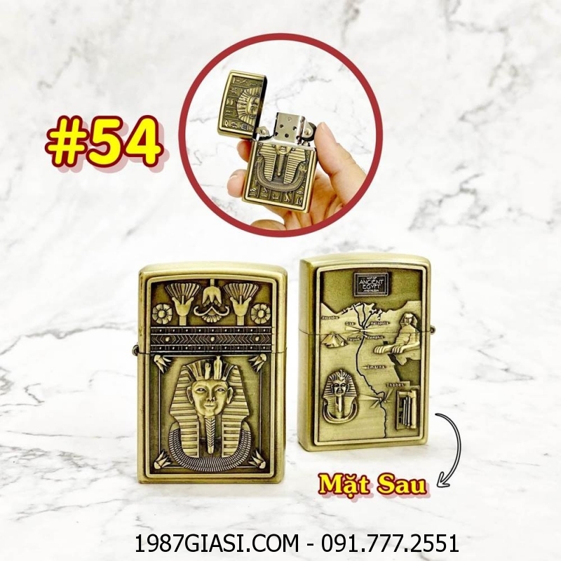 BÂT LỬA ZIPPO AI CẬP 2 MẶT HÌNH NỔI - (XÀI XĂNG) #54