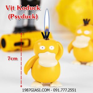 BẬT LỬA HÌNH CON VỊT KODUCK (PSYDUCK) FULLBOX - (XÀI GAS)