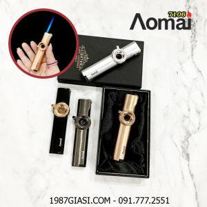 BẬT LỬA KHÈ AOMAI 7106 - GAS ĐÁ RÃNH TAY AM7106 (CÓ HỘP) - (XÀI GAS)