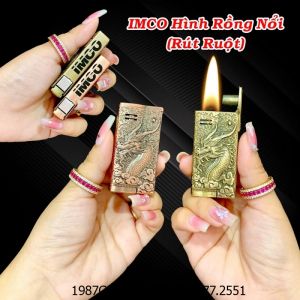 BẬT LỬA IMCO HÌNH RỒNG NỔI (RÚT RUỘT) - (XÀI XĂNG)