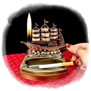 BẬT LỬA ĐỂ BÀN TRANG TRÍ